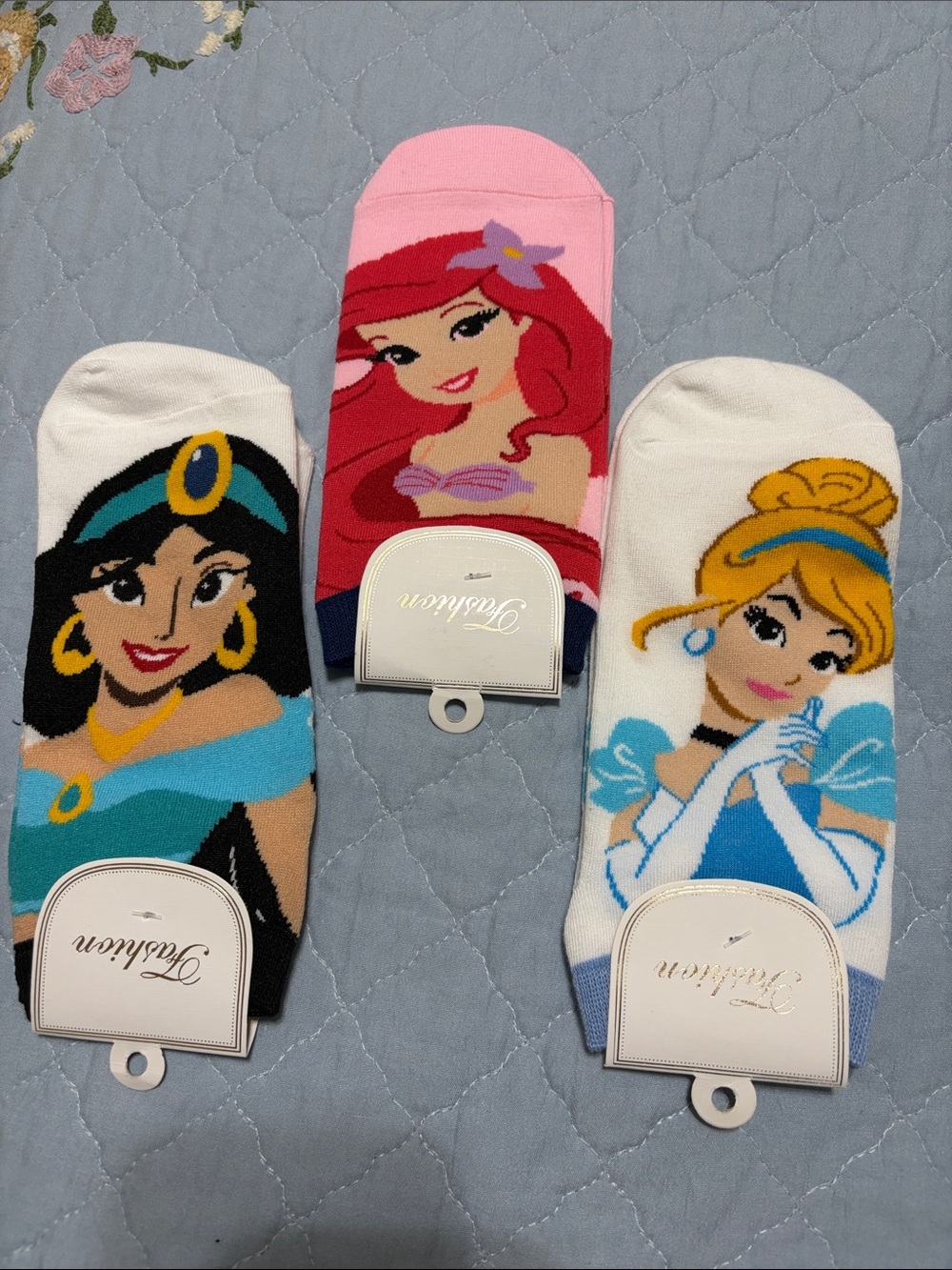 NWT Disney Lot of 3 Sock-lets Slip-on ankle Size 6-9